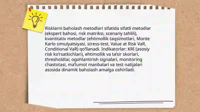 Aniqlanmaslik va risklar 4