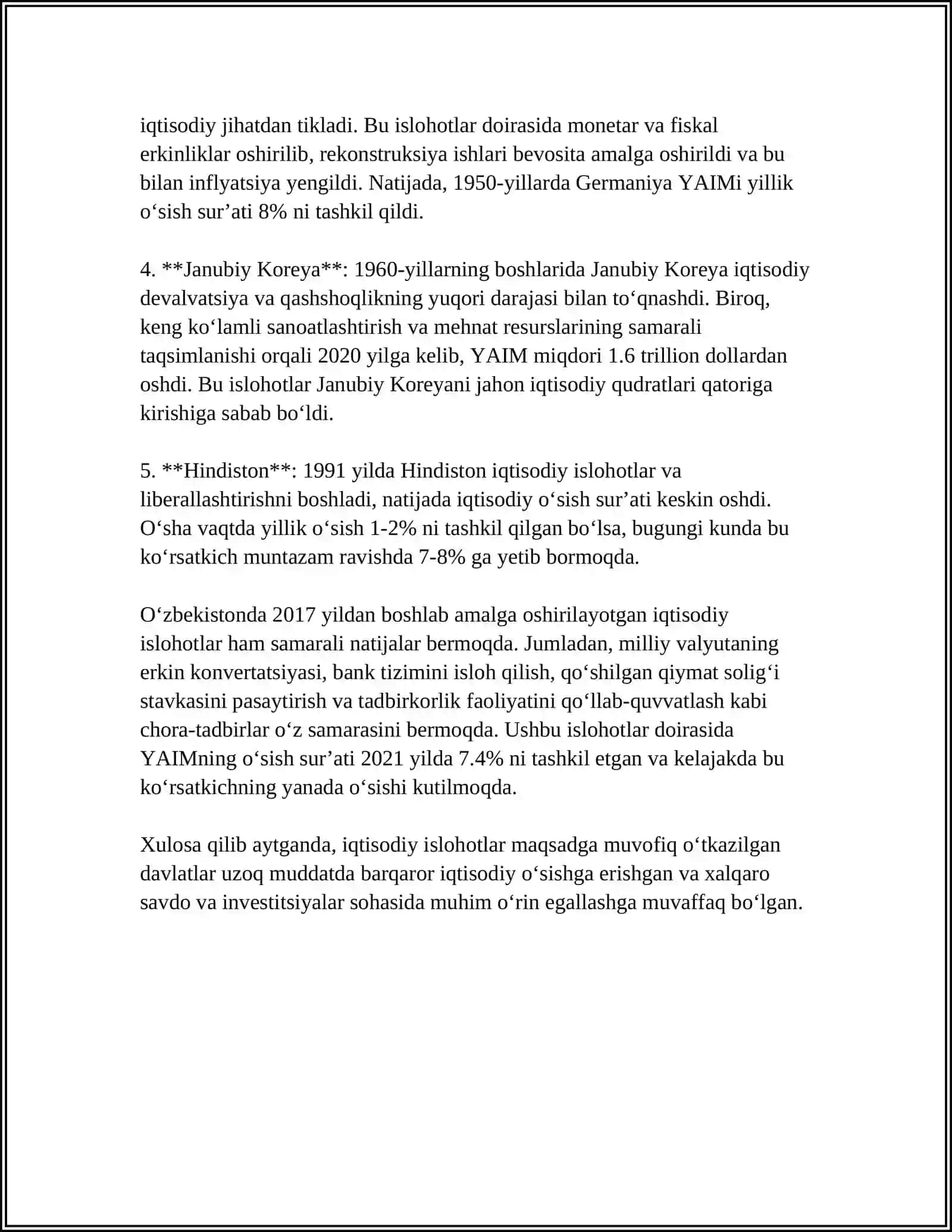 IQTISODIYOTNI RIVOJLANTIRISHDA "HARAKATLAR STRATEGIYASI" NING AHAMIYATI 4