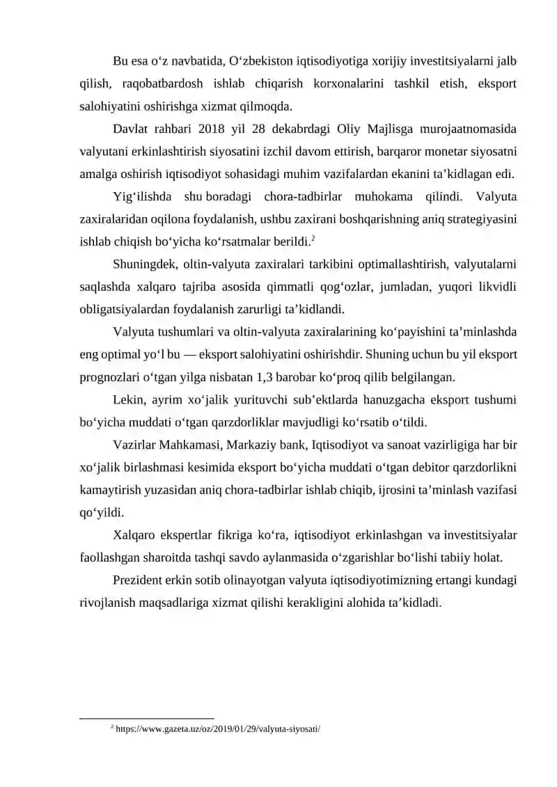 Valyuta kursi va uning rejimlari 4