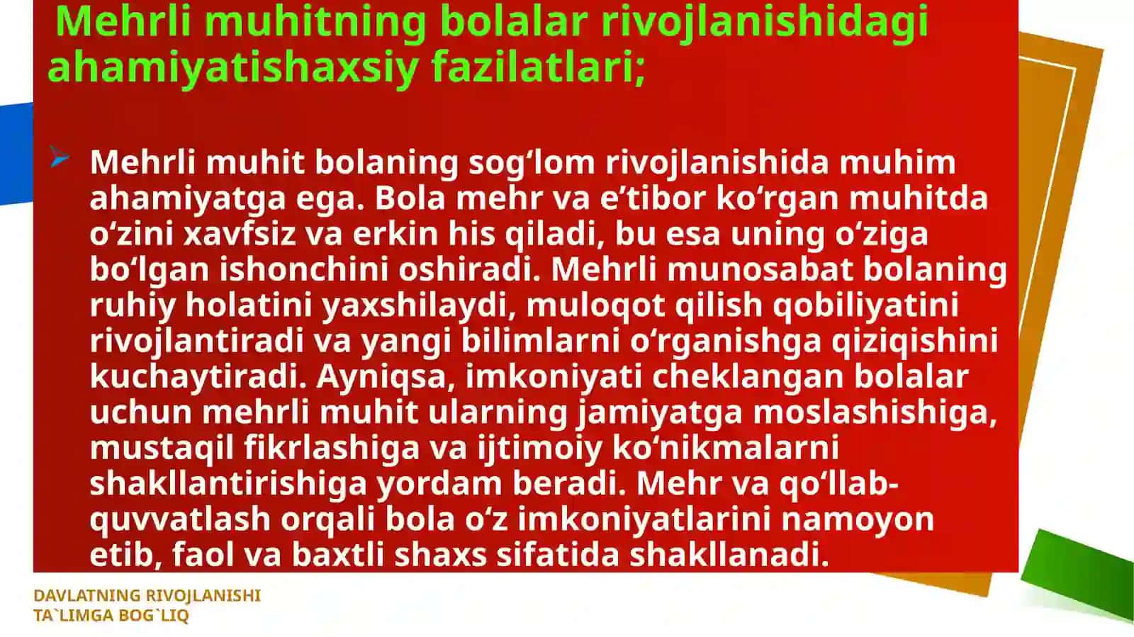 Mehr va Sabr tushunchasi 4