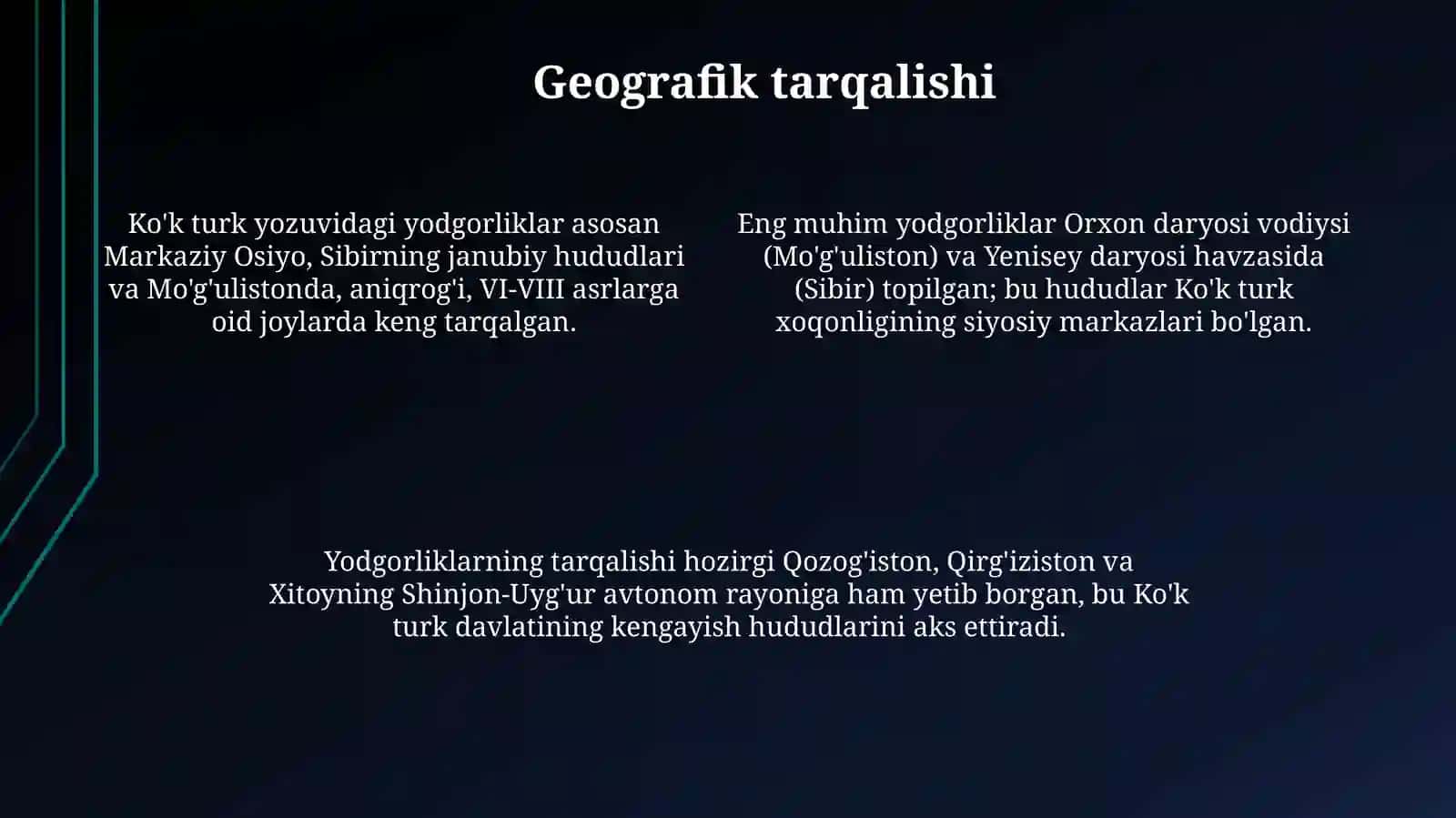 Ko‘kturk yozuvi yodgorliklari 4