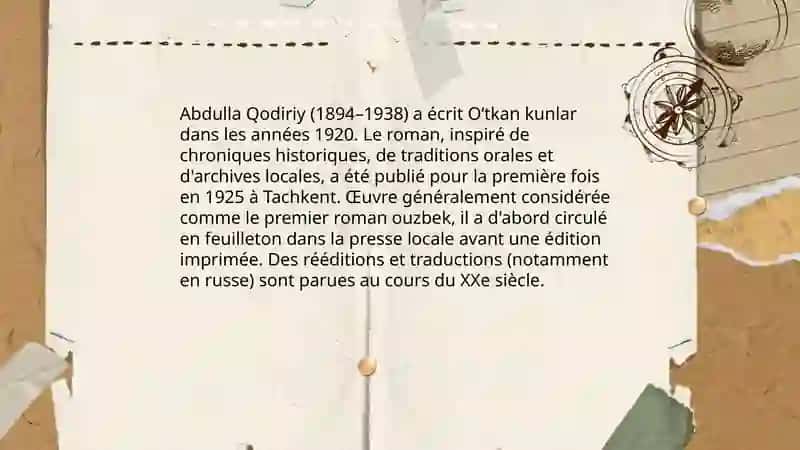 Oʻtkan kunlar roman 4