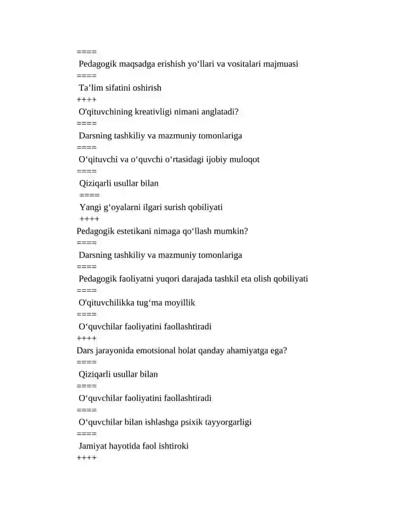 Pedagogik mahorat nima? 4