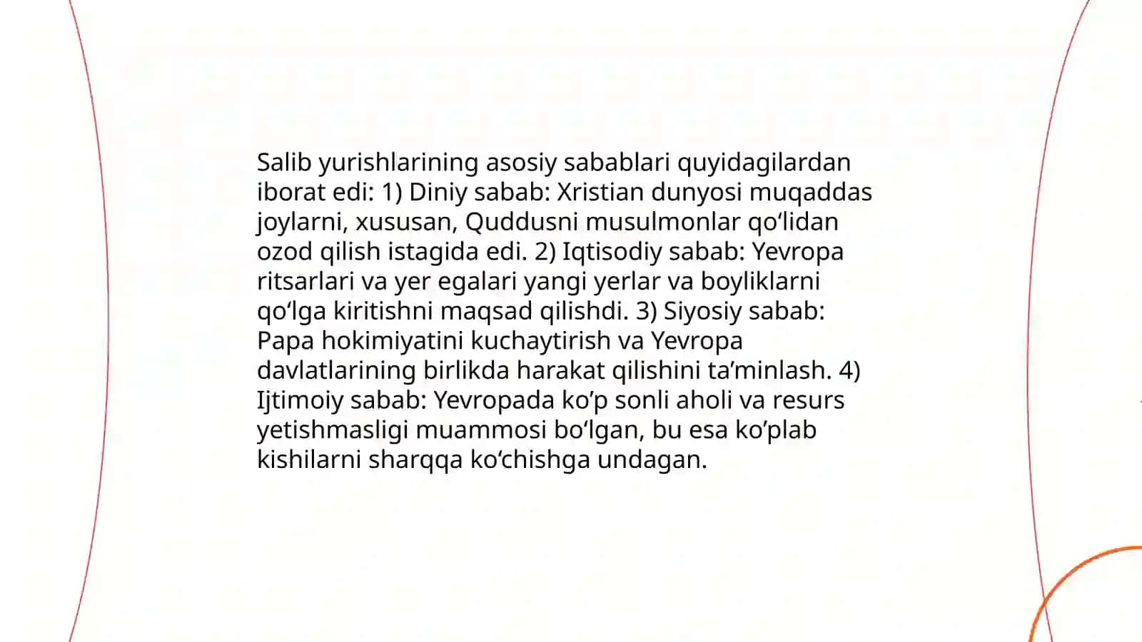Salibchilar davlatlarining tashkil topishi 4
