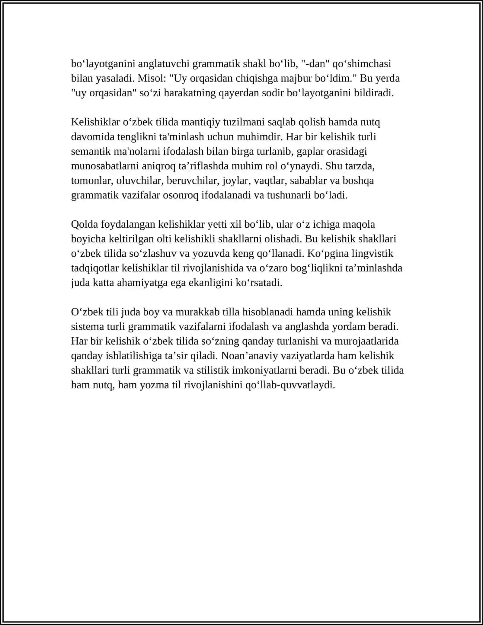 OTLARNING KELISHIK QOʻSHIMCHALARI 4