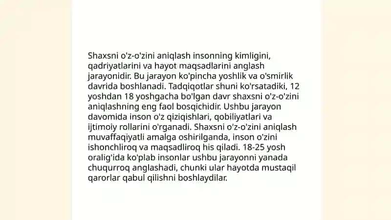 Shaxs psixologiyasi 4