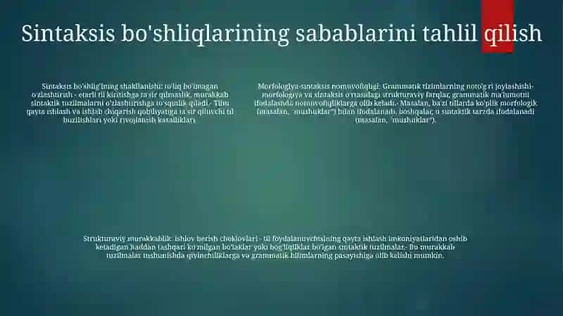 Gap Sintaksisi 4