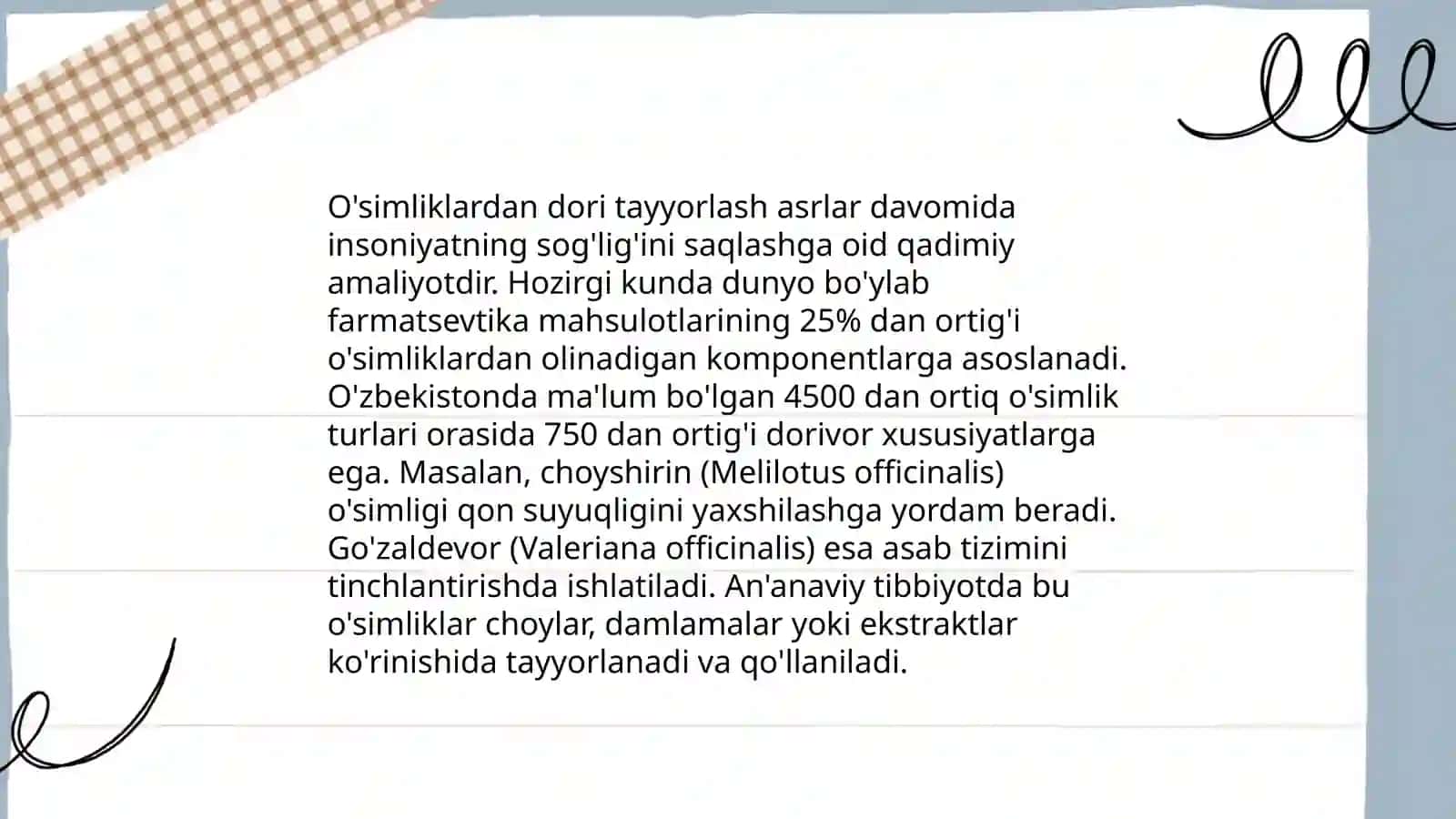 Tibbiyotda Dorilarni paydo bòlishi 4