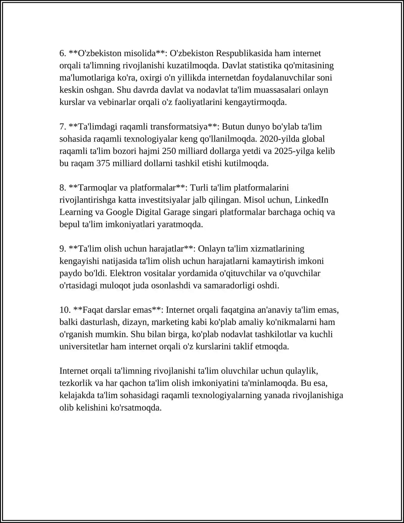 INTERNET VA MEDIA TA'LIM 4