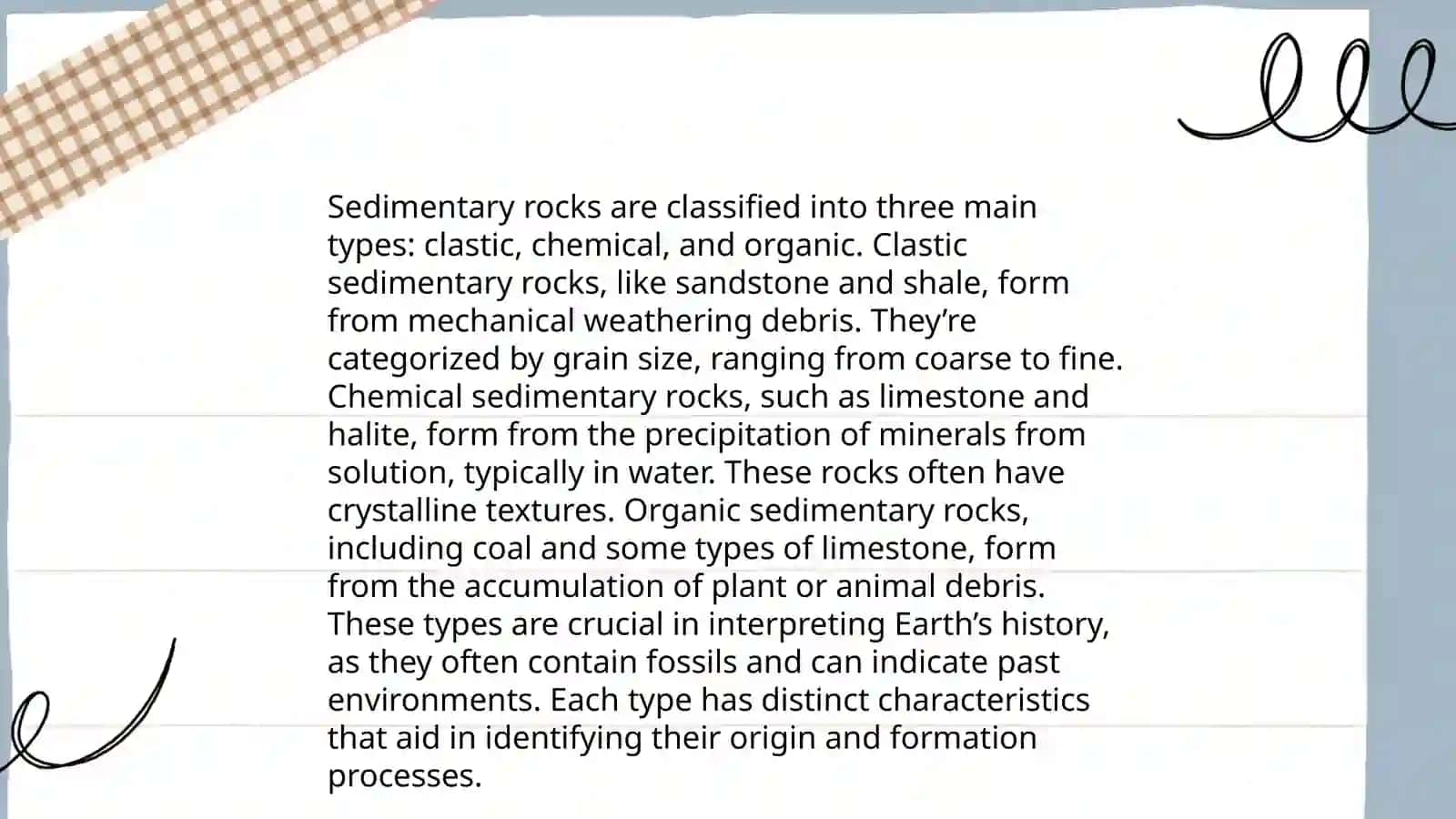 Formation of Sedimentary Rocks 4
