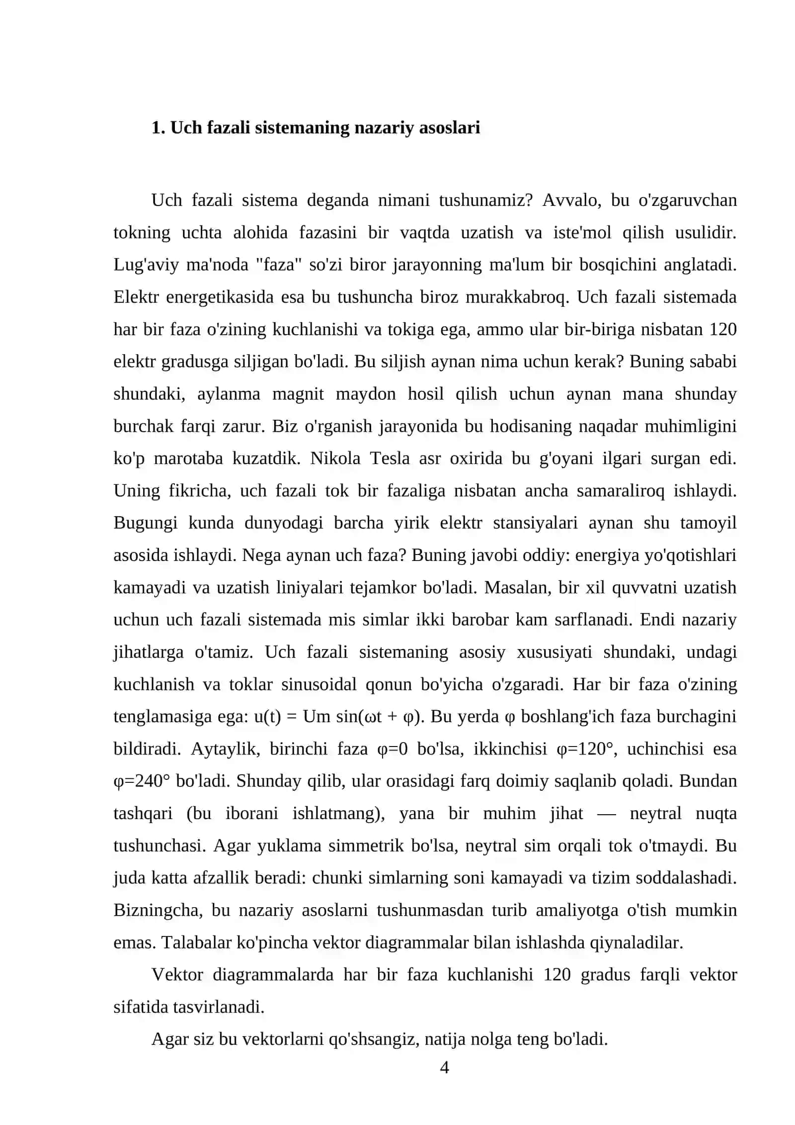 Uch fazali tok sistemasi 4