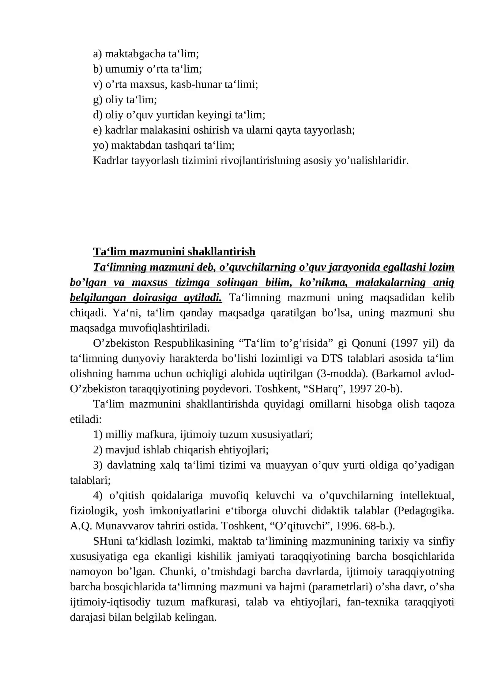 Mustaqil O’zbekistonda ta‘lim tizimi 4