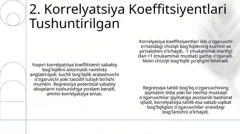 Regressiya va korrelyatsiya tahlili 4