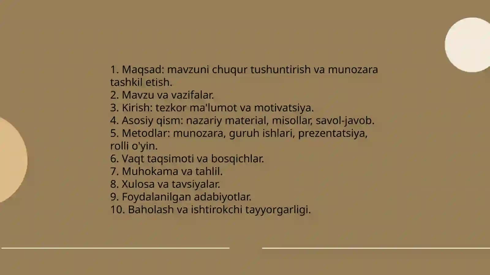 Konspekt turlari 4