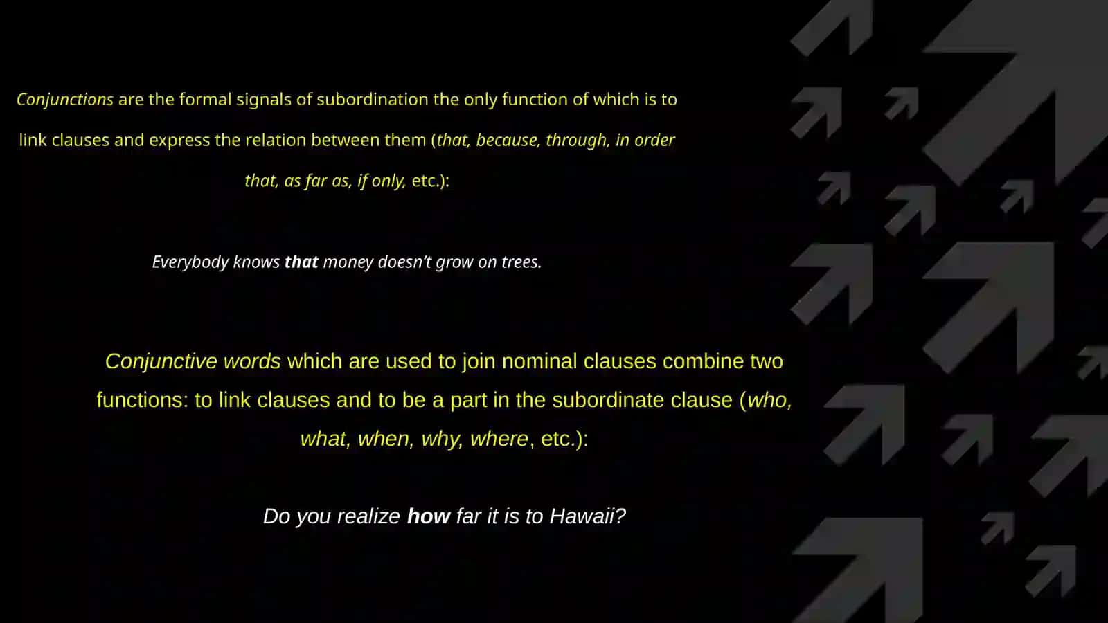 The complex sentences: subject clause and predicative clause 4