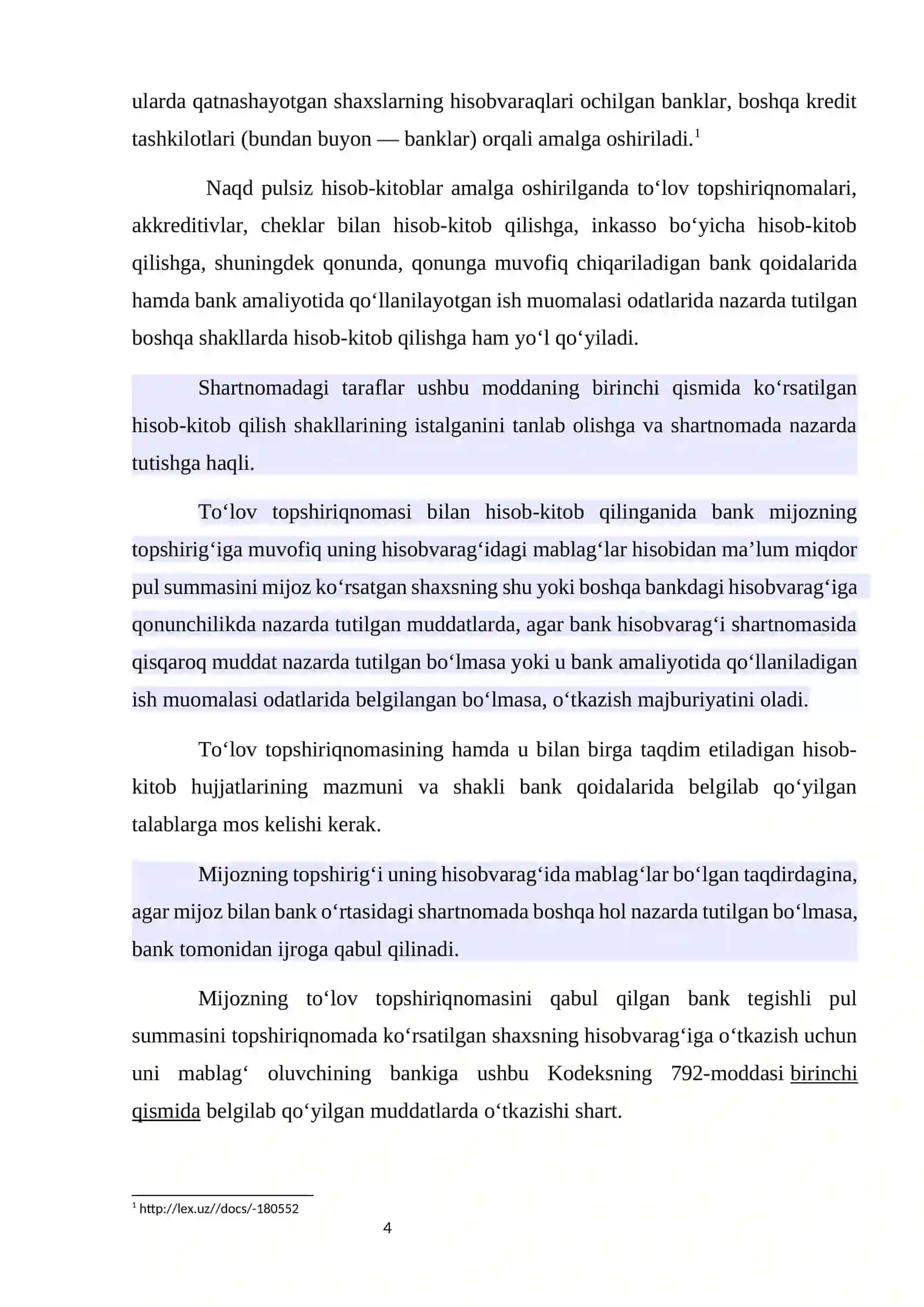 HISOB-KITOB TO‘G‘RISIDA UMUMIY QOIDALAR 4