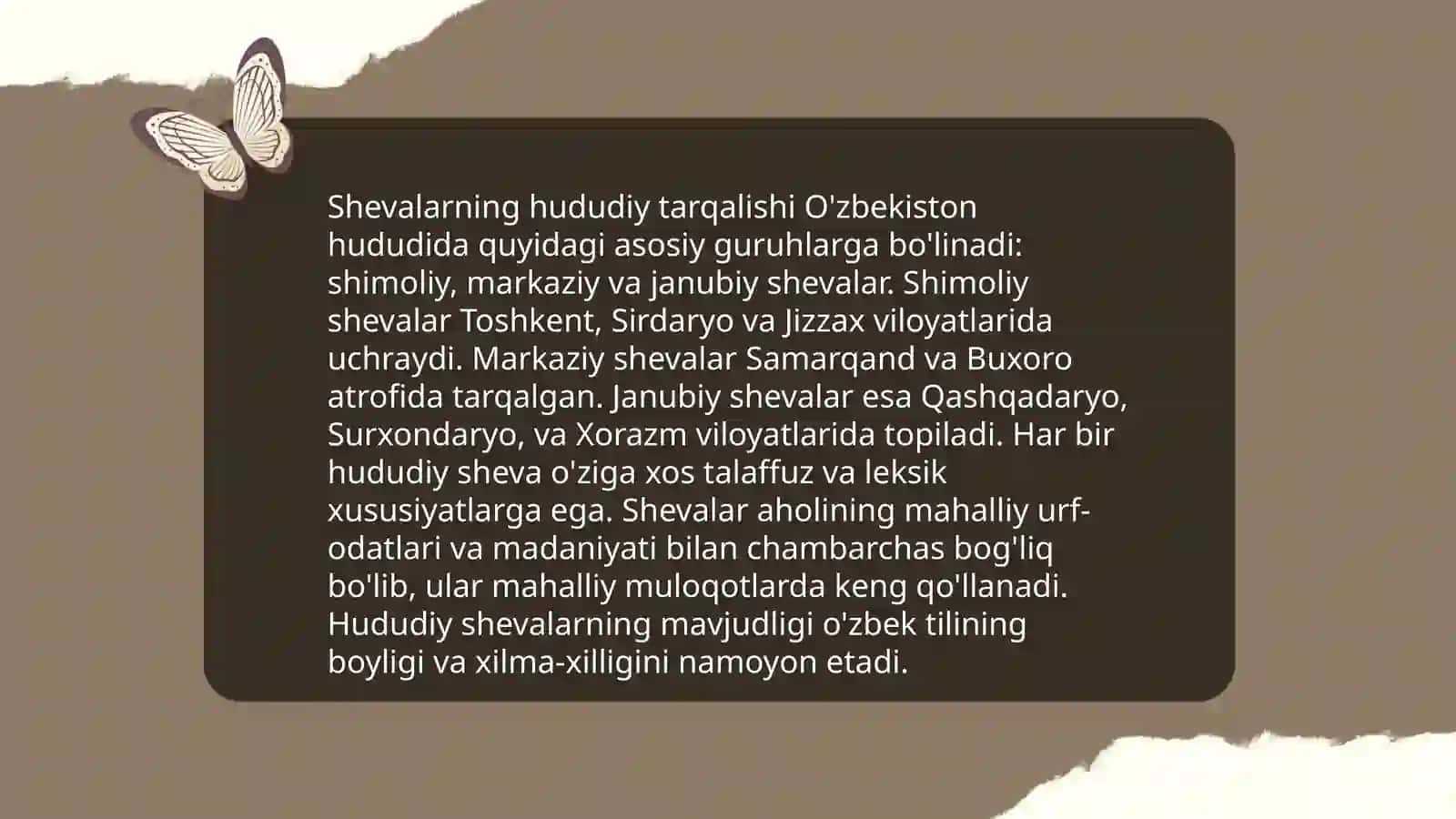 Oʻzbek shevalarining oʻrganilish tarixi 4