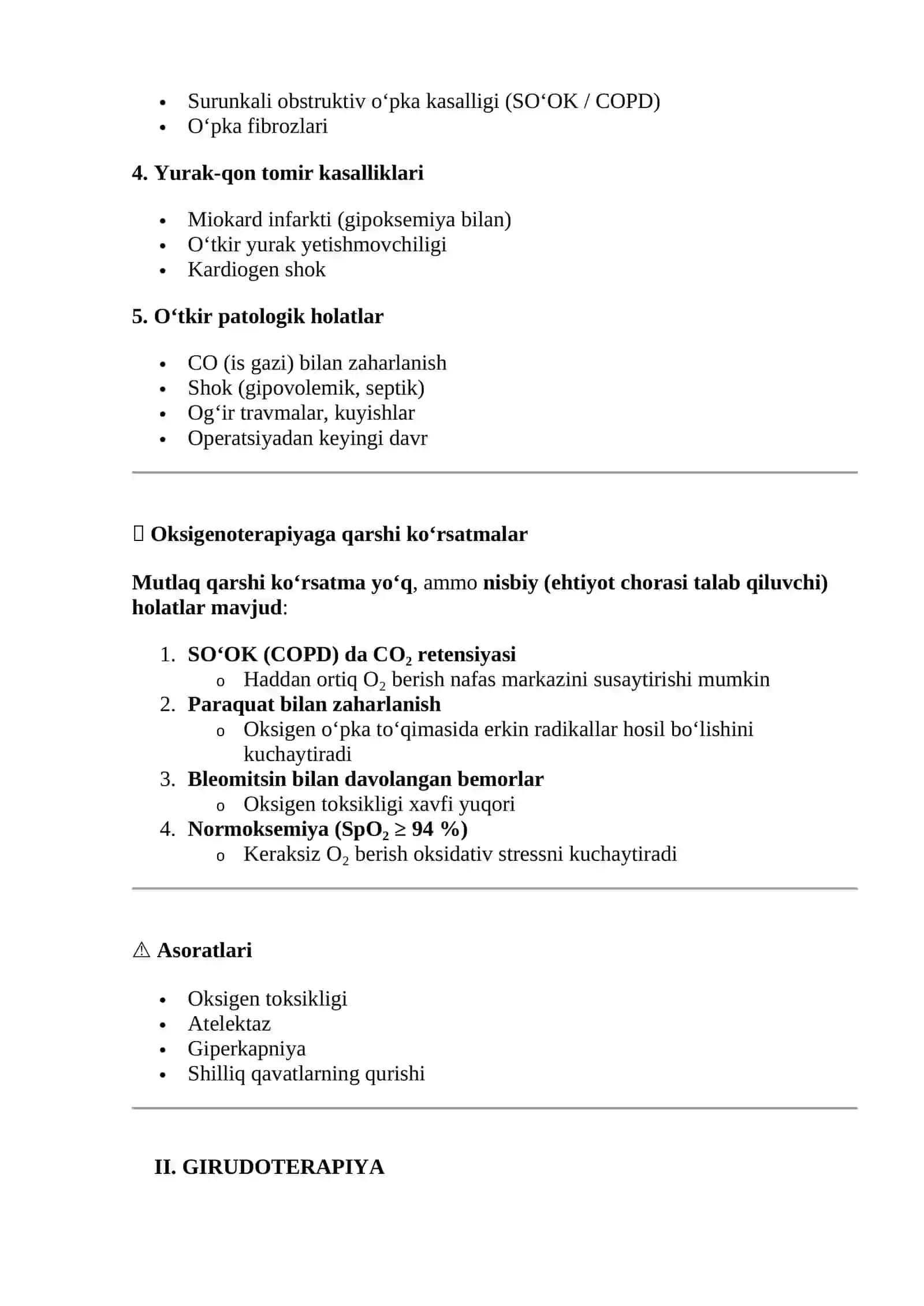 Oksigenoterapiya (Oxygen Therapy) 4