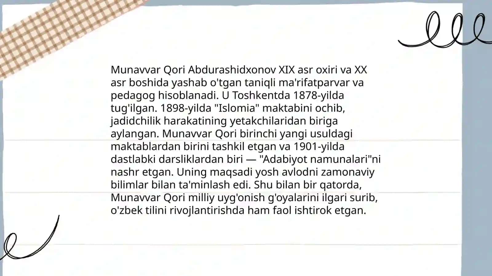 Munavvar Qori va jadidchilik 4