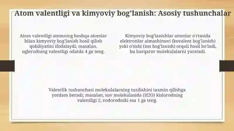 Organik kimyo va tuzilish nazariyasi 4
