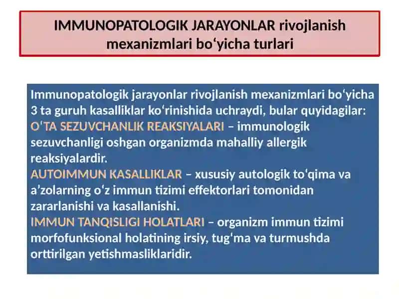 IMMUNOLOGIYA MUSTAQIL ISHI 4