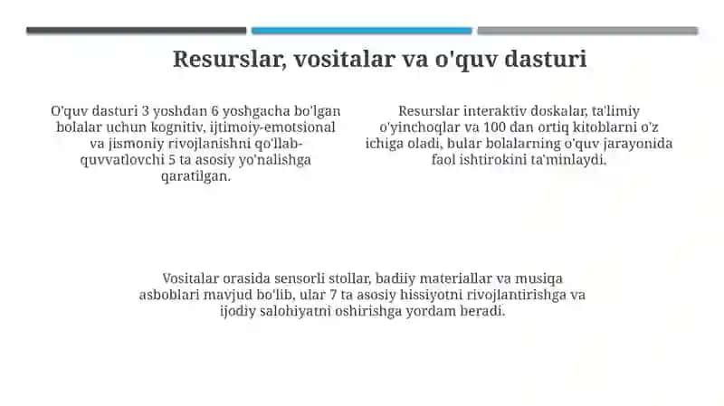Rivojlantiruvchi muhitni tashkil qilish 4