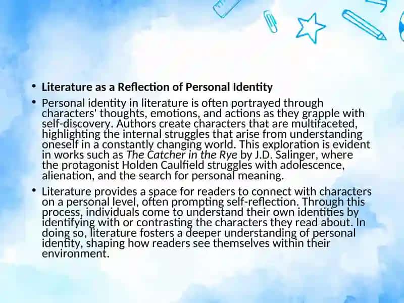 Nizomova Zahro's Presentation from Literature 4