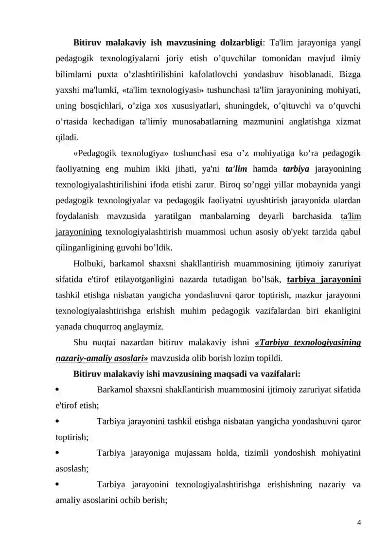 TARBIYA TEXNOLOGIYASINING NAZARIY-AMALIY ASOSLARI 4