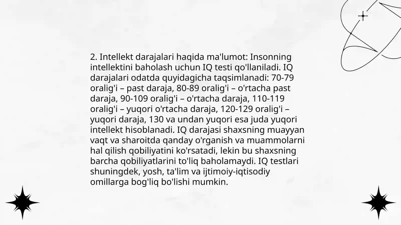 Tafakkur borasidagi psixologik nazariyalar.Intellekt va kreativlik nazariyalari 4