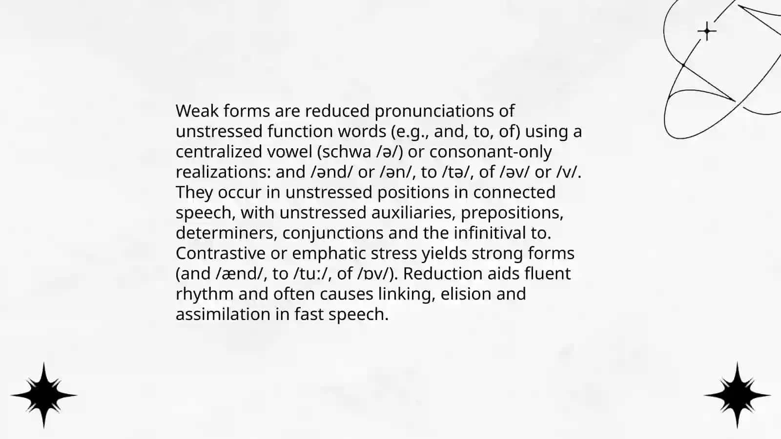 Reduction of sounds in English 4