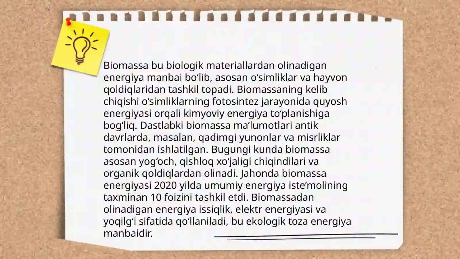 Biomassa va uning tarqalishi 4
