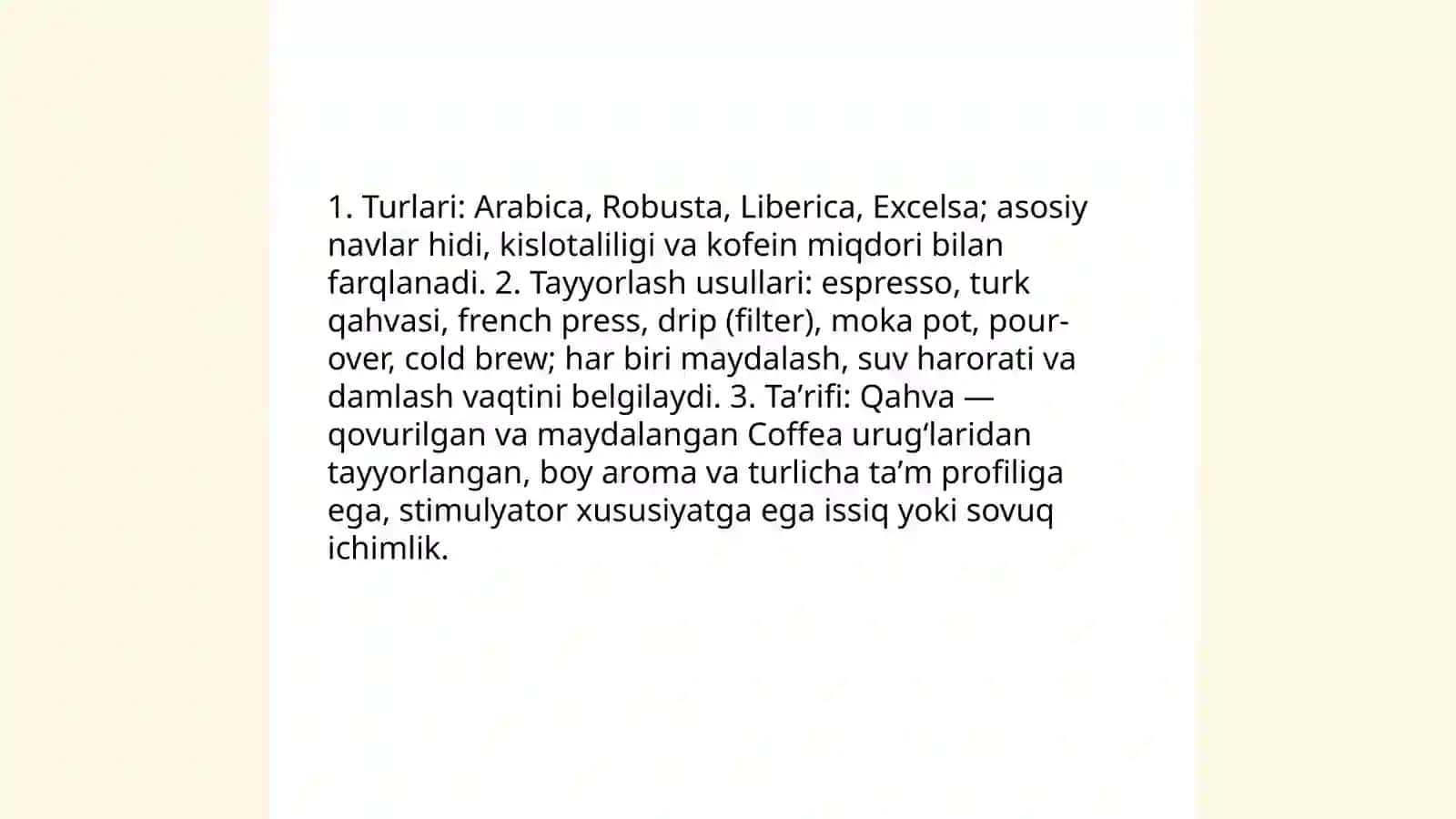 Issiq va yaxna ichimliklar 4