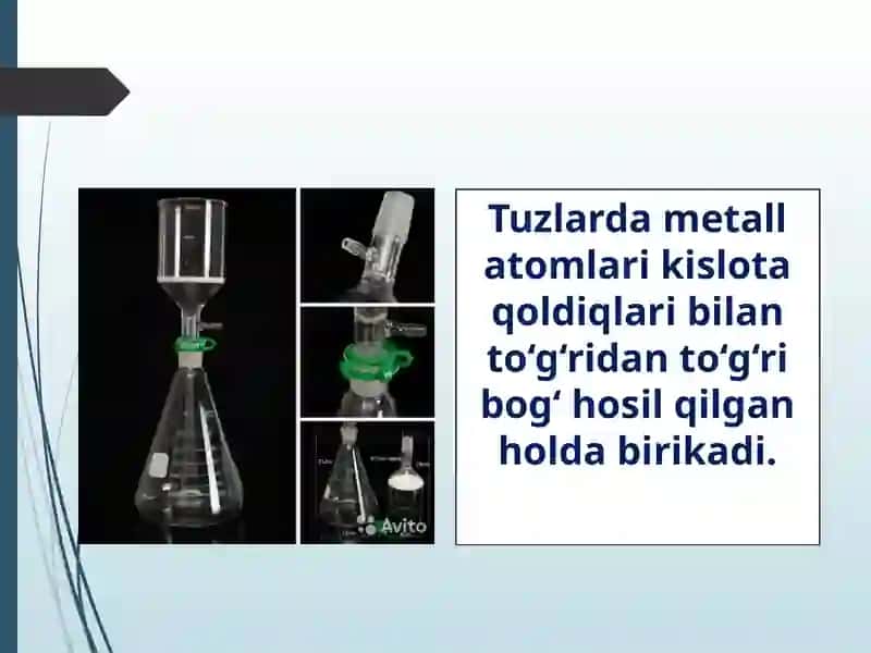 Tuzlar tarkibi, tuzilishi va nomlanishi 4