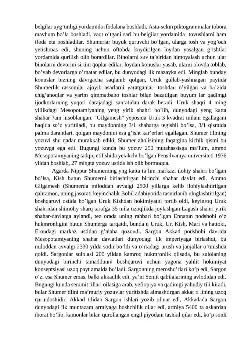 QADIMGI MESOPOTAMIYA VA MISR SIVILIZATSIYASI 4
