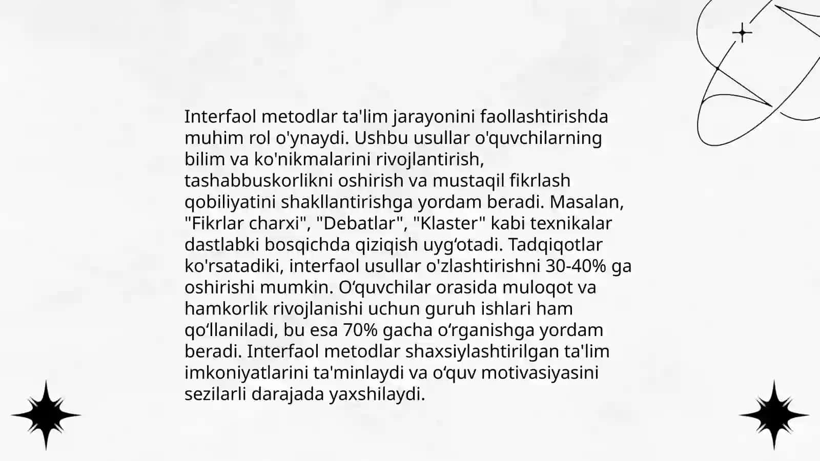 An'anaviy metodlar 4