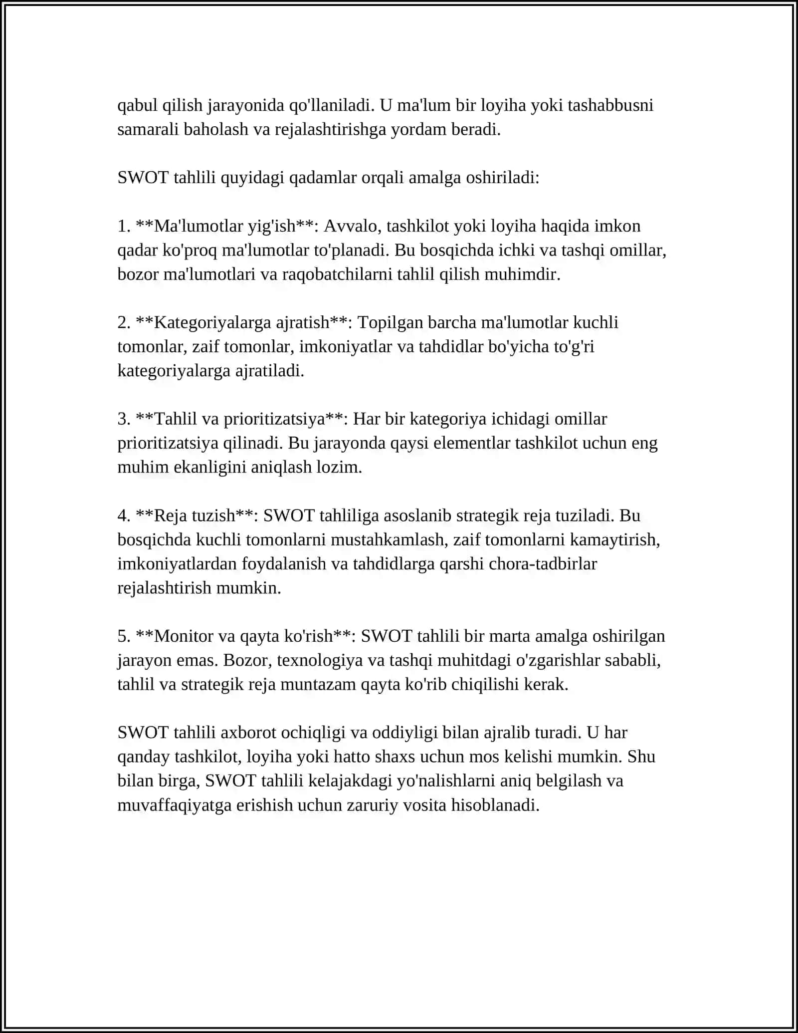 SWOT VA PEST TAHLILI 4