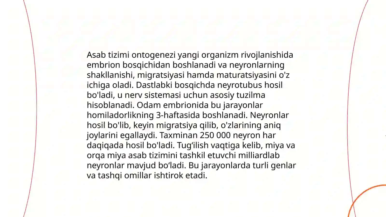 Umurtqalilarda a' zolar va a' zolar tizimi ontogenezi 4