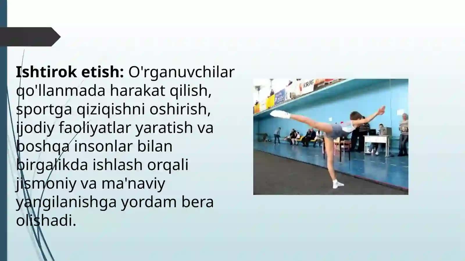 Gimnastika o'qitish metodikasi 4