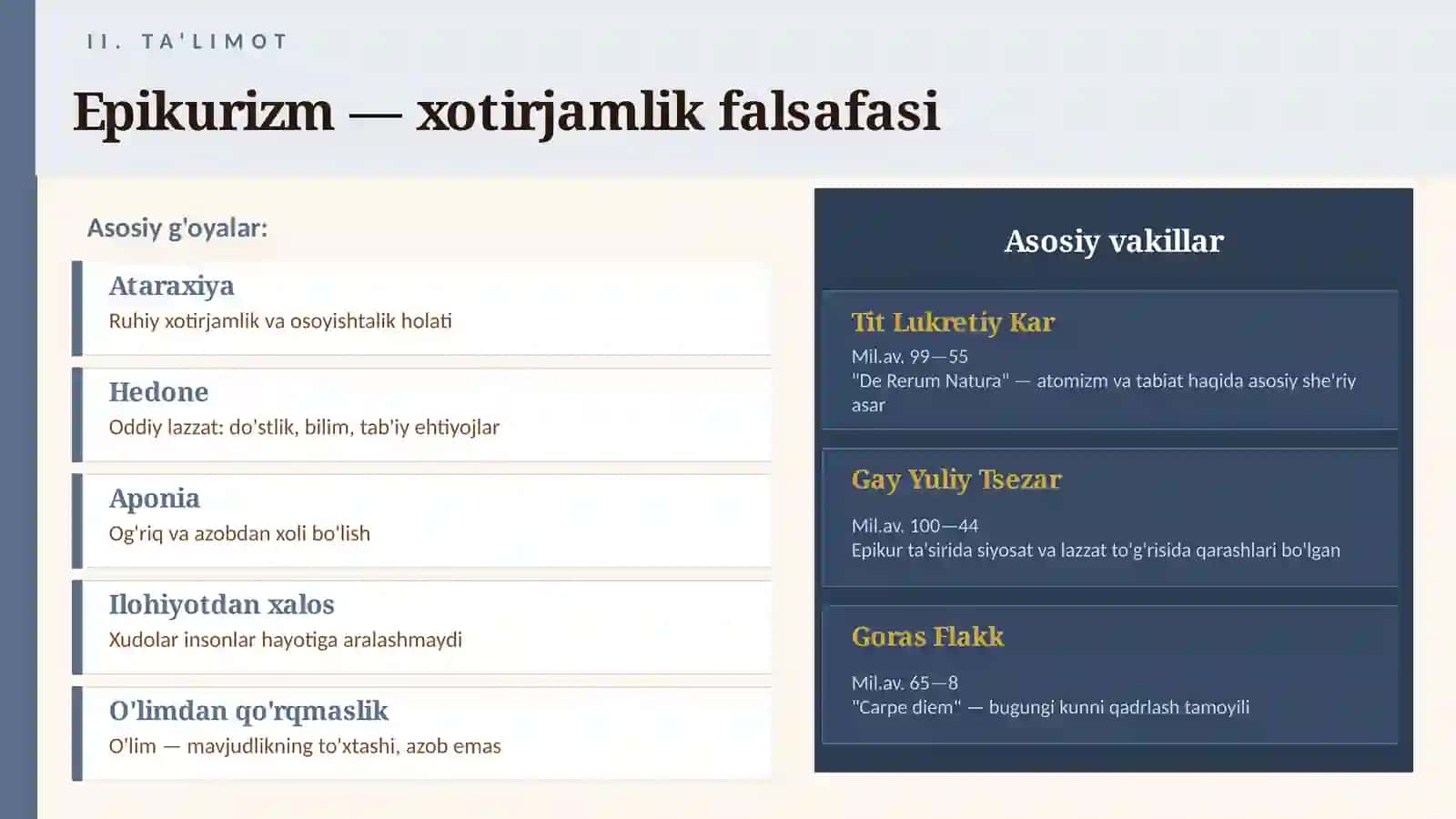 Falsafiy Fikrlarning Taraqqiy Etishi Qadimgi Rimda 4