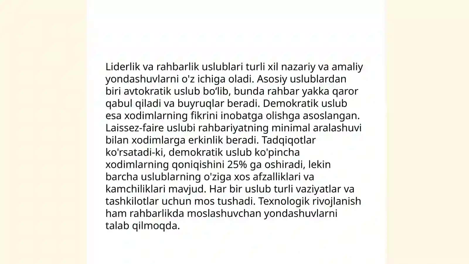 Ijtimoiy menejment uslublari 4