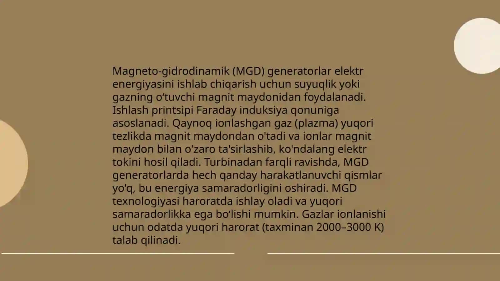 MGD-generator va uning ishlash prinsipi 4