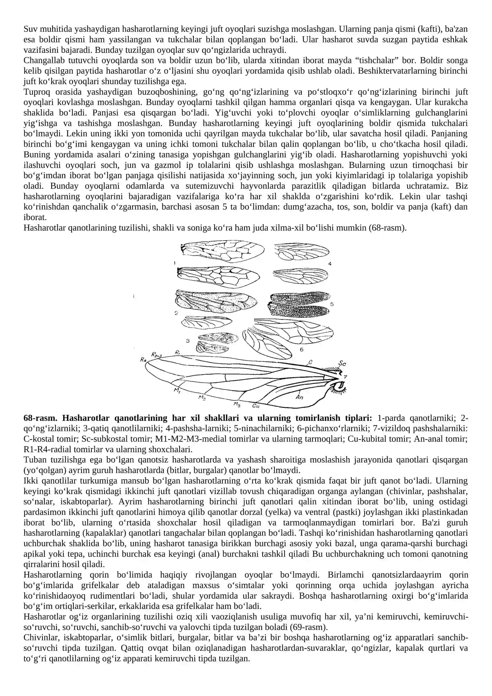Suvaraklar (Blattoidea) va ularning taksonomik manbalari 4