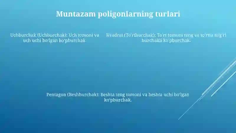 Muntazam Ko'Pburchaklar 4