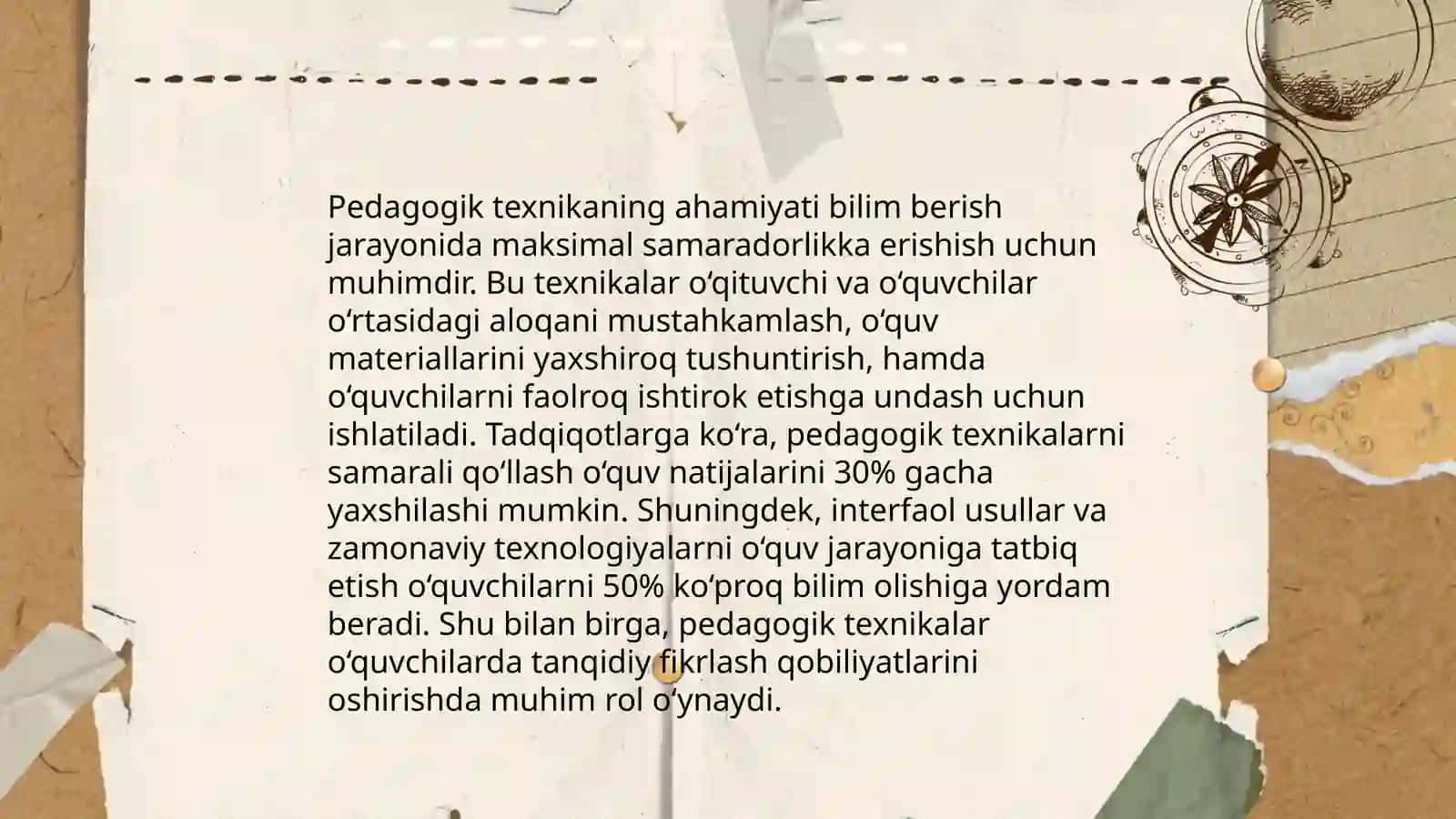 Pedagogik texnika haqida tushuncha 4