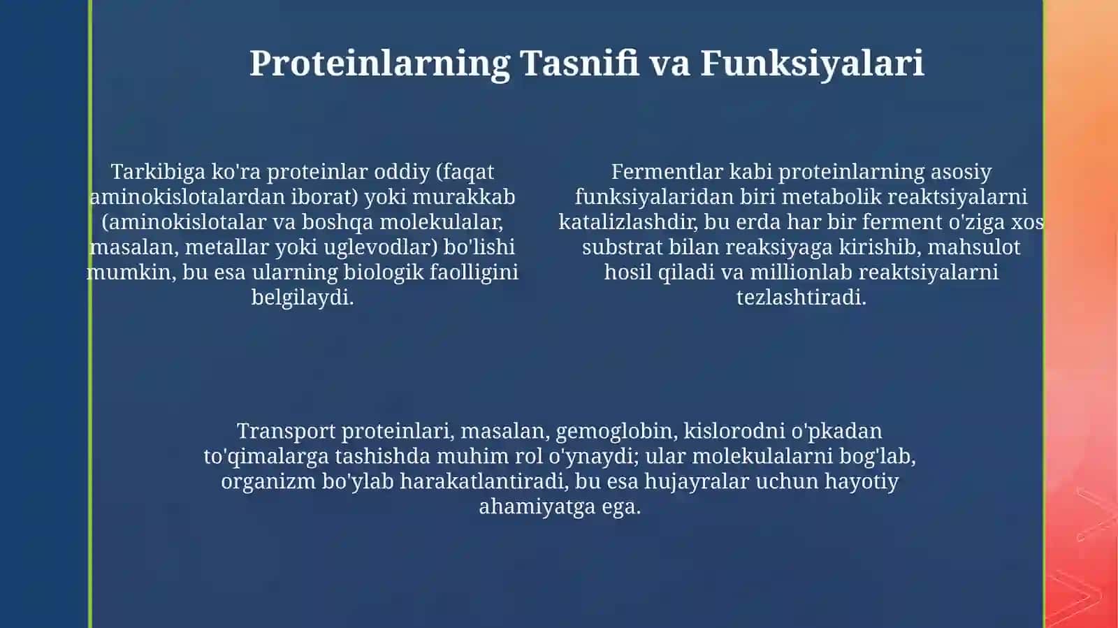 Proteinlar 4