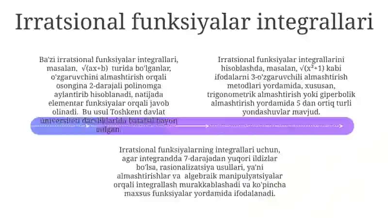 Asosiy integrallash usullari 4