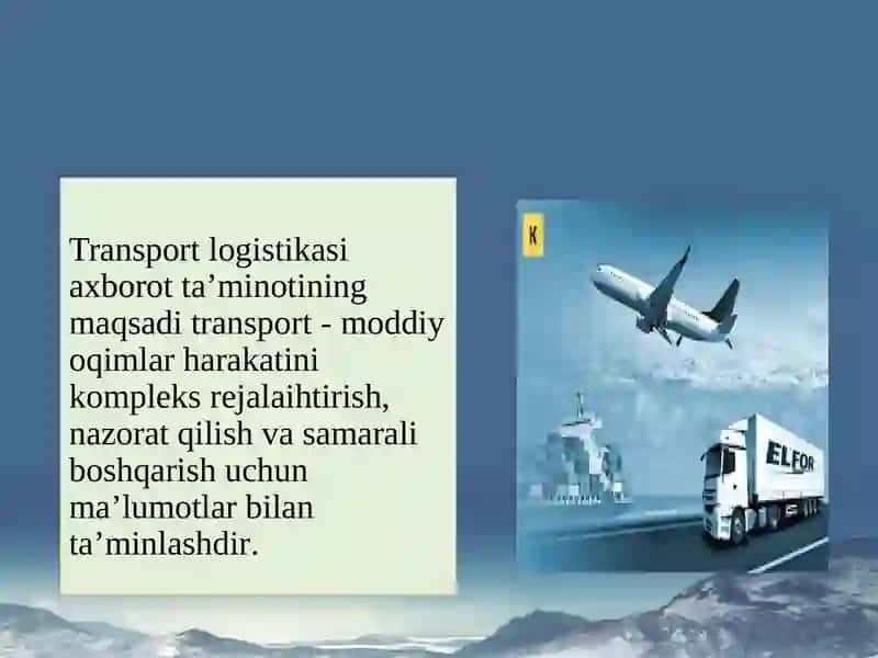Tijorat logistikasining axborot ta’minoti 4