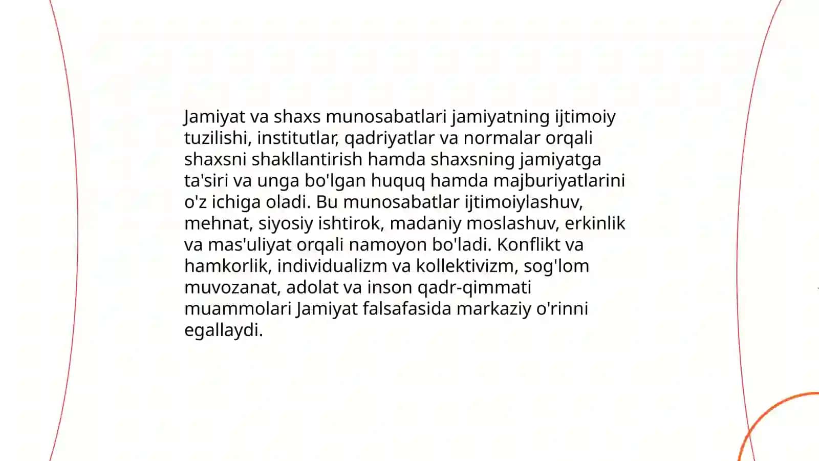Jamiyat falsafasi 4