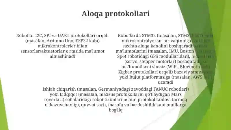 Mikrokontrollerlarda robotlarni yiģish 4