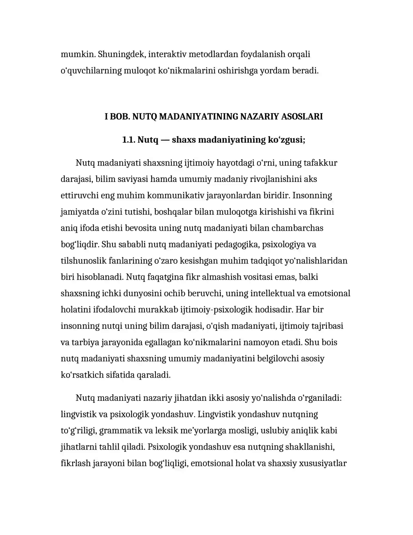 O‘QUVCHILAR NUTQ MADANIYATINING SHAKLLANISHIDA TA’LIMNING ROLI 4